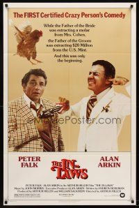 5f493 IN-LAWS 1sh '79 classic Peter Falk & Alan Arkin screwball comedy!