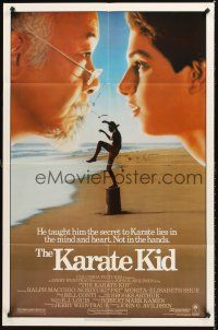 5f514 KARATE KID 1sh '84 Pat Morita, Ralph Macchio, teen martial arts classic!