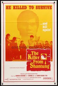 5f520 KILLER FROM SHANTUNG 1sh '80 Cheh Chang's Ma Yong Zhen, kill & kill again!