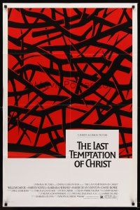5f528 LAST TEMPTATION OF CHRIST 1sh '88 directed by Martin Scorsese, Willem Dafoe as Jesus!