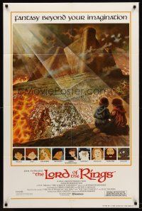 5f108 LORD OF THE RINGS int'l 1sh '78 J.R.R. Tolkien fantasy classic, Bakshi, Tom Jung art!