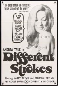 5f680 OVER SEXPOSURE 1sh '70s close-up of Andrea True, x-rated comedy!