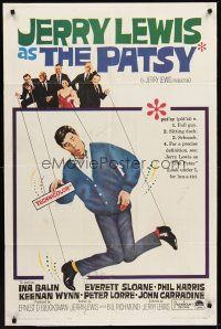5f685 PATSY 1sh '64 wacky image of Jerry Lewis star & director hanging from strings like a puppet!