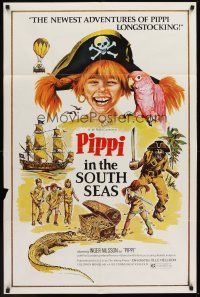 5f704 PIPPI IN THE SOUTH SEAS 1sh '74 Inger Nilsson as Astrid Lindgren's child character!