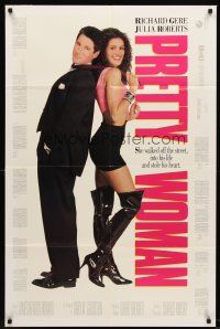 5f131 PRETTY WOMAN int'l DS 1sh '90 sexiest prostitute Julia Roberts loves wealthy Richard Gere!