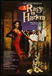 5f133 RAGE IN HARLEM int'l 1sh '91 Forest Whitaker, Danny Glover, sexy Robin Givens w/gun!