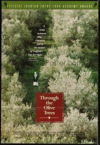5f915 THROUGH THE OLIVE TREES 1sh '94 Abbas Kiarostami's Zire darakhatan zeyton, cool image!