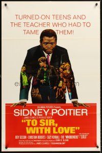 5f157 TO SIR, WITH LOVE int'l 1sh R73 Sidney Poitier, Lulu, directed by James Clavell!