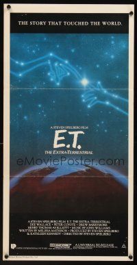 5g471 E.T. THE EXTRA TERRESTRIAL Aust daybill R85 Steven Spielberg classic, constellation art!
