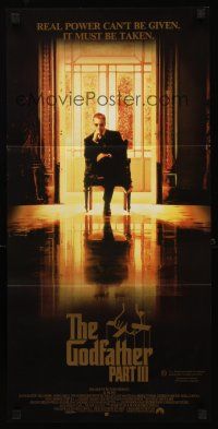 5g502 GODFATHER PART III Aust daybill '90 best image of Al Pacino, Francis Ford Coppola