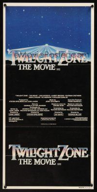 5g644 TWILIGHT ZONE Aust daybill '83 George Miller, Steven Spielberg, Joe Dante, Rod Serling