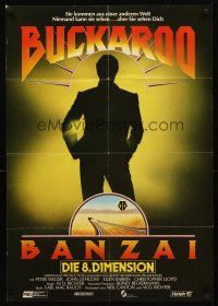 5g143 ADVENTURES OF BUCKAROO BANZAI German '84 Peter Weller science fiction thriller!