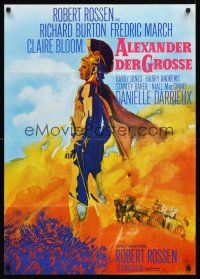 5g145 ALEXANDER THE GREAT German R70s Richard Burton, Frederic March as Philip of Macedonia!