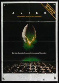 5g146 ALIEN German '79 Ridley Scott outer space sci-fi monster classic, cool hatching egg image!