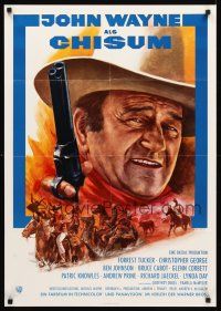 5g178 CHISUM German '70 Andrew V. McLaglen, Forrest Tucker, The Legend big John Wayne!