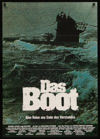 5g193 DAS BOOT German '81 The Boat, Petersen's WW II submarine classic, cool shadowy artwork!