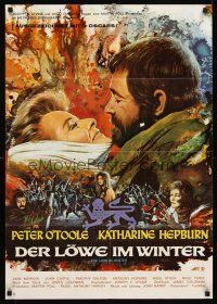 5g268 LION IN WINTER German '68 Katharine Hepburn, Peter O'Toole as Henry II!
