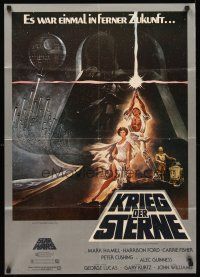 5g311 STAR WARS German '77 George Lucas classic sci-fi epic, great art by Tom Jung!
