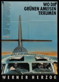 5g327 WHERE THE GREEN ANTS DREAM German '84 Werner Herzog, great image of Aboriginal pilots!