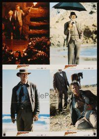 5g353 INDIANA JONES & THE LAST CRUSADE set 1 German LC poster '89 Harrison Ford & Sean Connery!
