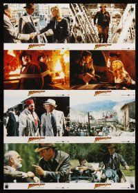 5g355 INDIANA JONES & THE LAST CRUSADE set 3 German LC poster '89 Harrison Ford & Sean Connery!