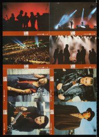 5g373 U2 RATTLE & HUM set 1 German LC poster '88 Irish rockers Bono, The Edge, Larry Mullen Jr!