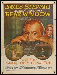 5g020 REAR WINDOW Indian R70s Alfred Hitchcock, art of voyeur Jimmy Stewart & sexy Grace Kelly!
