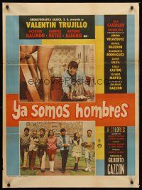 5g136 YA SOMOS HOMBRES Mexican poster '71 Because we are men, Mexican comedy!