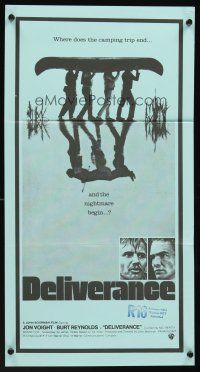 5g461 DELIVERANCE New Zealand daybill '72 Jon Voight, Burt Reynolds, Ned Beatty, Boorman classic!