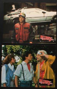 5g767 BACK TO THE FUTURE II 11 French LCs '89 Michael J. Fox, Christopher Lloyd, Robert Zemeckis