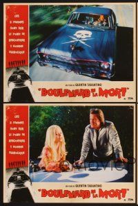 5g802 DEATH PROOF 8 French LCs '07 Tarantino Grindhouse, Kurt Russell, Zoe Bell, Rosario Dawson!