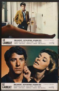 5g787 GRADUATE 9 style A French LCs '68 Dustin Hoffman, Anne Bancroft, Katharine Ross, Mike Nichols