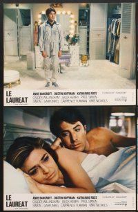 5g788 GRADUATE 9 style B French LCs '68 Dustin Hoffman, Anne Bancroft, Katharine Ross, Mike Nichols