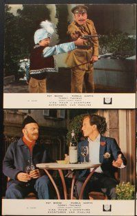 5g687 PERILS OF PAULINE 16 Belgian LCs '67 Pamela Austin in the title role, Terry-Thomas