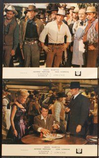 5g684 ROUGH NIGHT IN JERICHO 14 Belgian LCs '67 Dean Martin & George Peppard with guns drawn!