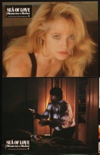 5g748 SEA OF LOVE 12 French LCs '89 Ellen Barkin is either the love of Al Pacino's life or the end!