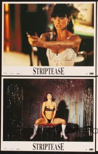 5g814 STRIPTEASE 8 French LCs '96 sexy stripper Demi Moore, Ving Rhames, Burt Reynolds
