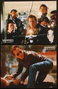 5g783 VAMPIRES 10 French LCs '98 John Carpenter, James Woods, Daniel Baldwin, sexy Sheryl Lee!