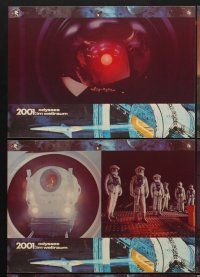 5g865 2001: A SPACE ODYSSEY 16 German LCs R70s Kier Dullea, Lockwood, Stanley Kubrick sci-fi classic