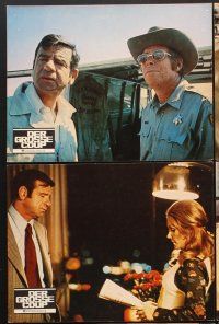 5g905 CHARLEY VARRICK 8 German LCs '73 Walter Matthau in Don Siegel crime classic!