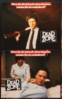 5g869 DEAD ZONE 16 German LCs '84 Cronenberg, Stephen King, Christopher Walken can see the future!