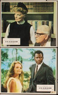 5g816 GUESS WHO'S COMING TO DINNER 7 French LCs '67 Sidney Poitier, Spencer Tracy, Katharine Hepburn