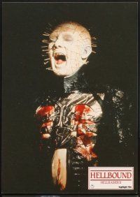 5g908 HELLBOUND: HELLRAISER II 8 German LCs '88 Clive Barker takes you on a descent into Hell!