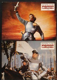 5g881 JOAN OF ARC 13 German LCs R60s different images of Ingrid Bergman in full armor!