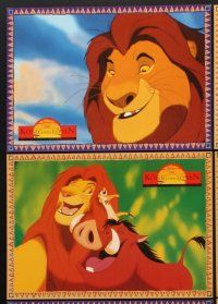 5g871 LION KING 16 German LCs '94 classic Disney cartoon set in Africa, great different images!