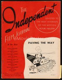 5h055 INDEPENDENT FILM JOURNAL exhibitor magazine November 9, 1946 Song of the South, Clementine!