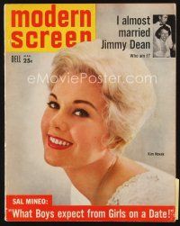 5h101 MODERN SCREEN magazine March 1957 Kim Novak by Roger Prigent, James Dean, More About Elvis!