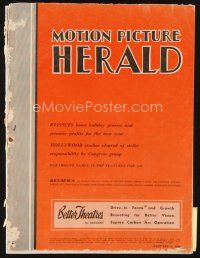 5h052 MOTION PICTURE HERALD exhibitor magazine January 8, 1949 Joan of Arc 24-sheets from NSS!