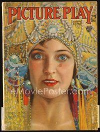 5h065 PICTURE PLAY magazine September 1929 incredible art of Olga Baclanova by Modest Stein!