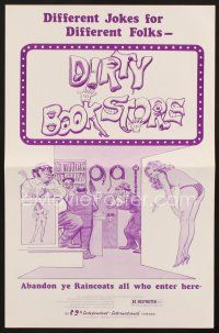 5h310 BOOBY HATCH pressbook R79 comedy, different joke for different folks, Dirty Book Store!